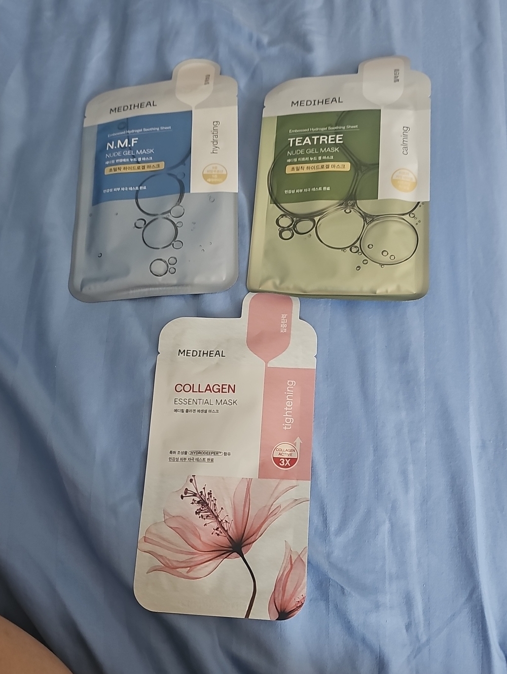 Three Mediheal Face Mask Sheets